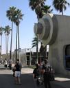 The infamous outdoor weight area along Venice Beach.